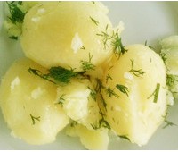 Картофель отварной с маслом и укропом 170 г.