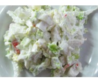 Салат из крабовых палочек с пекинской капустой 120 г.