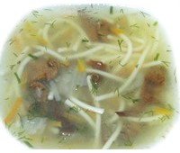 Суп-лапша грибная с лисичками 250 г.