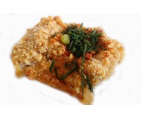 Свинина жареная в яйце с горчицей 100 г.