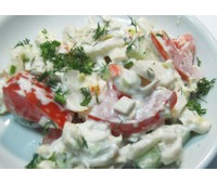 Салат "Якорь" 182.75 ккал 120 г.
