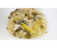 Суп со шпинатом и куриной грудкой 250 г.