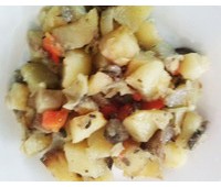 Картофель тушеный с грибами (постное блюдо) 230 г.