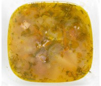 Рассольник по-деревенски (с языком говяжим и перловкой) 250 г.