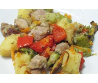 Рагу с мясом и овощами 170 г.