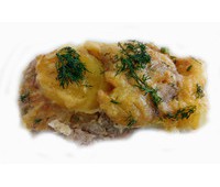 Свинина "Межвежья лапка" (свинина, картофель, чесн, горч) 150гр