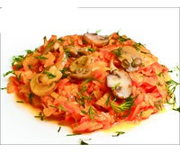 Капуста тушеная с перцем болгарским 200 г.