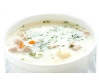 Суп овощной с сыром и куриной грудкой 250 г.